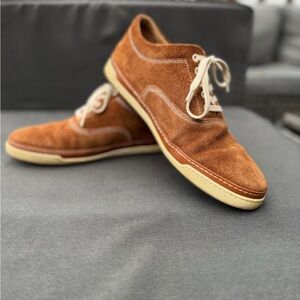 Allen Edmonds Porter suede derby sneakers. 10.5